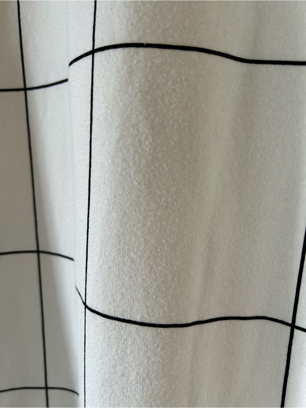 Serra Cream Black Windowpane Turtleneck Sweater Dress - Size Large - Picture 5 of 10